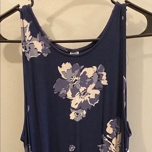 Floral jersey dress
